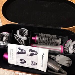 Dyson Airwrap Complete Styler – Pink – Multiple Attachments + Case – Excellent